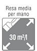 resa media mano 30 m2 l