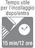 tempo incollaggio 15 min 12 ore